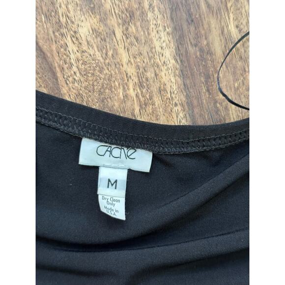 Cache Women's Black Sleeveless Halter Neckline Mini Dress Size Medium - Picture 5 of 10